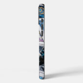 Monochrome Magie: Schwarz-Weiß-Fall Case-Mate iPhone Hülle (Rückseite / Links)