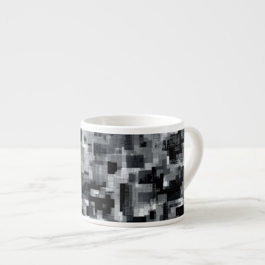 Monochrome Matrix Espressotasse (Vorderseite Rechts)