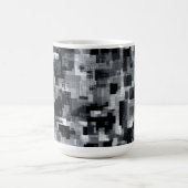Monochrome Matrix-Mosaik Kaffeetasse (Mittel)