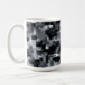Monochrome Matrix-Mosaik Kaffeetasse (Links)