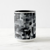 Monochrome Matrix-Mosaik Tasse (Zentrum)