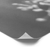 Monochrome Meadow Poster (Ecke)