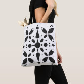 Monochrome Minimalistische Symmetrie Tote Bag Tasche (Von Nahem)