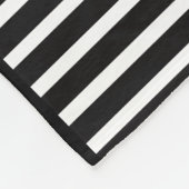Monochrome Monogramm Fleece-Blanket Fleecedecke (Ecke)