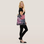 Monochrome Monstera: Watercolor Tropical Pattern. Tasche (Am Model)