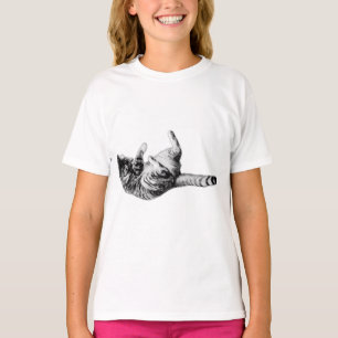 Monochrome Motion mit Stripteffekt T-Shirt