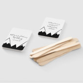 MOnochrome Mountain Top Wedding Suite Fächer (Non-assembled)