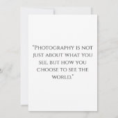 Monochrome Namenskamera Natürliche Blätter Flachka (Rückseite)