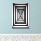 Monochrome Odyssey Leinwanddruck (Insitu (Holzboden))