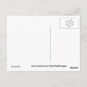 Monochrome Orchideen Postkarte (Rückseite)