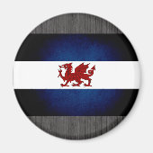 Monochrome Patagonia-Flagge Magnet (Vorne)