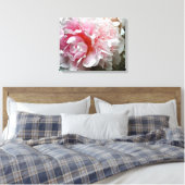 Monochrome Peony-Foto Leinwanddruck (Insitu (Schlafzimmer))