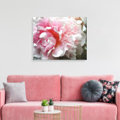 Monochrome Peony-Foto Leinwanddruck (Insitu (Wohnzimmer))