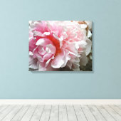 Monochrome Peony-Foto Leinwanddruck (Insitu (Holzboden))
