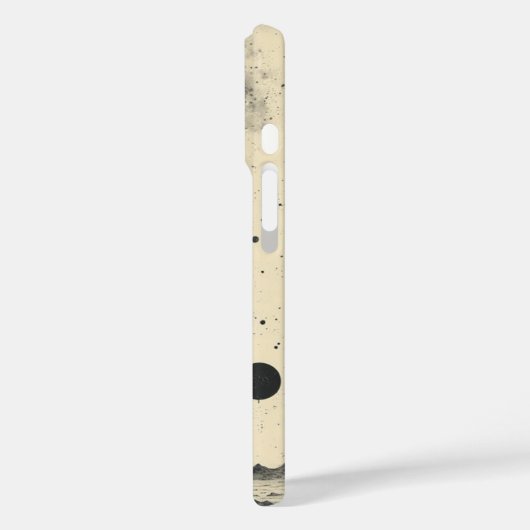 Monochrome Planetarium Case-Mate iPhone Hülle (Rückseite / Links)