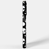 Monochrome Polka Dot Skull Case-Mate iPhone Hülle (Rückseite / Rechts)