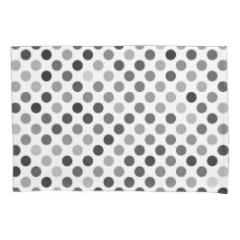 Monochrome Polka-Dottern-Muster (Schwarz-Weiß-Punk Kissenbezug