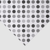 Monochrome Polka-Dottern-Muster (Schwarz-Weiß-Punk Seidenpapier (Ausschnitt)