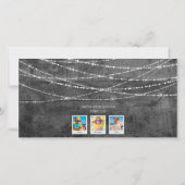 Monochrome Pop Florida Holiday 3-Foto-Karte (Rückseite)