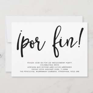 Monochrome ¡Por Fin! Einladung der Interessengrupp