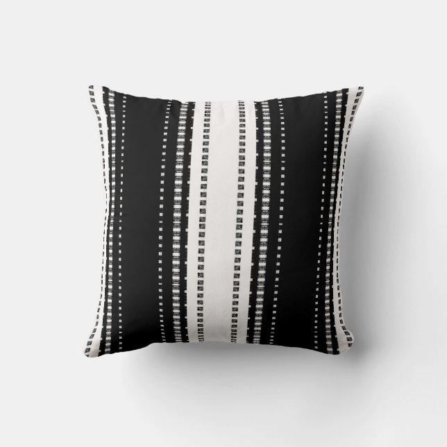 Monochrome Pulse Kissen (Rückseite)