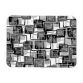 Monochrome Quadrate Magnet (Horizontal)