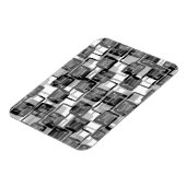 Monochrome Quadrate Magnet (Linke Seite)