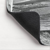 Monochrome Röntgenaufnahme des rustikalen Gates Mousepad (Ecke)