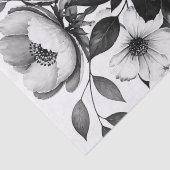 Monochrome Rose Seidenpapier (Detail)