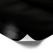 Monochrome Rottweiler Portrait – Dark Minimalist Poster (Ecke)