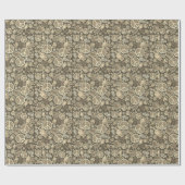 Monochrome Schleifpapier für die Friedenssignatur Geschenkpapier (Flach)