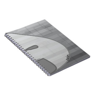 Monochrome Schmerzen Notizblock