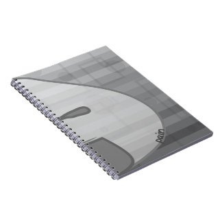Monochrome Schmerzen Notizblock