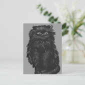 Monochrome Schwarzkiste Postkarte (Stehend Vorderseite)