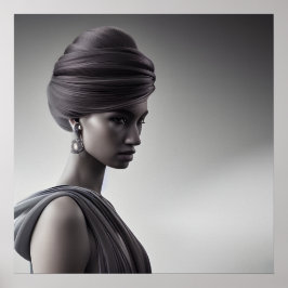 Monochrome Schwarzweißbilder Poster