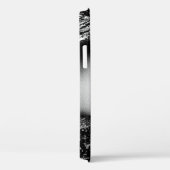 Monochrome sensuale Frauenlippen in schwarzem Rahm Case-Mate iPhone Hülle (Rückseite / Rechts)