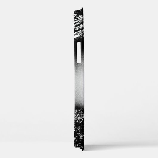 Monochrome sensuale Frauenlippen in schwarzem Rahm Case-Mate iPhone Hülle (Rückseite / Rechts)