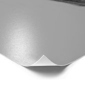 Monochrome Skull Top Hat Fotodruck (Ecke)