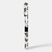 Monochrome Skulls Case-Mate iPhone Hülle (Rückseite / Links)