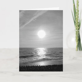 Monochrome Sonneneinstrahlung auf der Meereskarte Karte