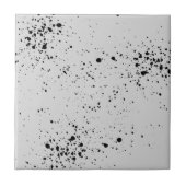 Monochrome Splash - Fliesen für künstlerische Kera (Vorderseite)