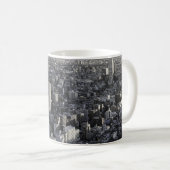 Monochrome Stadtatmosphäre Kaffeetasse (VorderseiteRechts)