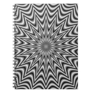 Monochrome Star Notizblock