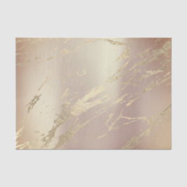 Monochrome Stone Kupfer-Rose Gold-Metallic-Marmor Seidenpapier