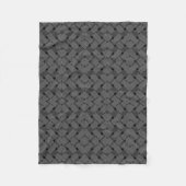 Monochrome Streifen-Block-Decke Fleecedecke (Vorderseite)