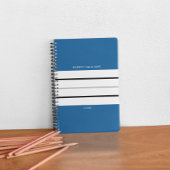 Monochrome Streifen Notizblock