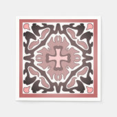Monochrome Tile Serviette (Vorderseite)