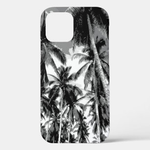Monochrome tropische Palmbaume Case-Mate iPhone Hülle