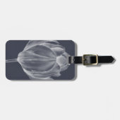 Monochrome Tulip I Gepäckanhänger (Vorderseite horizontal)