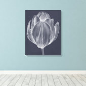 Monochrome Tulip I Leinwanddruck (Insitu (Holzboden))